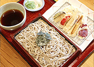 【喜庵】野菜天ぷらが7種類の人気のお蕎麦